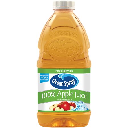 Ocean Spray 100% Apple Juice, 60 Ounce Bottle (Pack of 8)