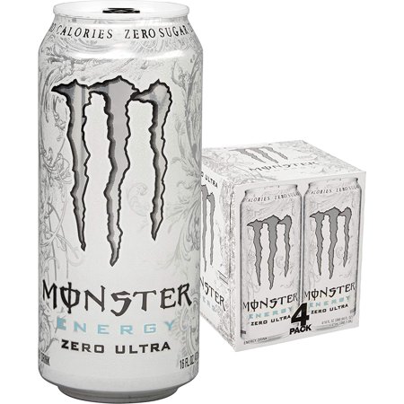 Monster Energy, Zero Ultra, 16 Fl Oz (pack of 4)