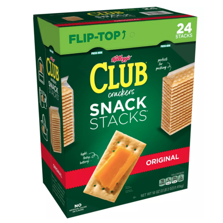 Kellogg S Club Crackers Snack Stacks (2.08 Oz.  24 Pk.)