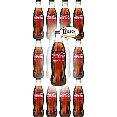 Coca-Cola Zero Sugar, 8 Oz Glass Bottle (Pack of 12, Total of 96 Oz)