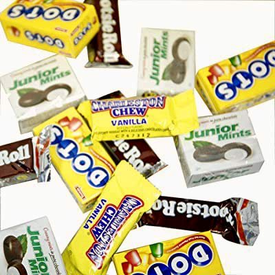 Tootsie Variety Pack, Tootsie Roll, Junior Mints, Dots & Charleston Chews, Fun Size, Bulk/Wholesale, Great Addition to Candy Bowls, Lunches, Snacks & 