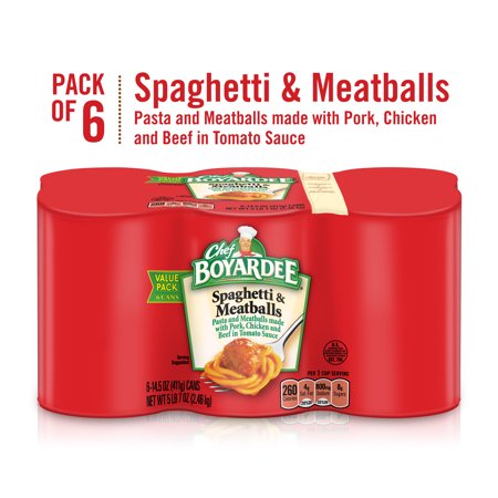 SPAGHETTI & MEATBALLS PASTA AND MEATBALLS MADE WITH PORK, CHICKEN AND BEEF IN TOMATO SAUCE, SPAGHETTI & MEATBALLS