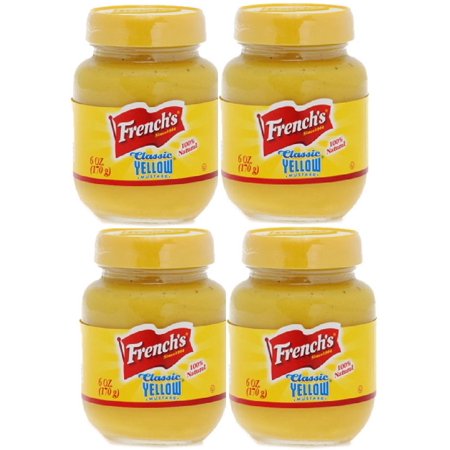 Frenchs Classic Yellow Mustard - 6 Oz - (Pack of 4)
