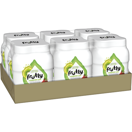 (24 Bottles) Frutly Hydrating Juice Water, Strawberry Kiwi, 12 Fl Oz