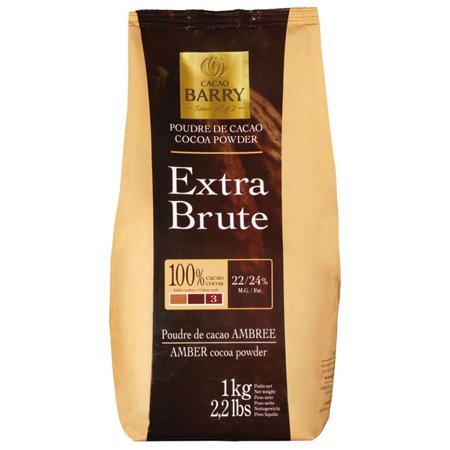 Cacao Barry Cocoa Powder 100% Cocoa Extra Brute, 2.2 lb