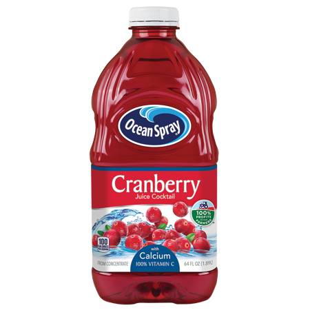 Ocean Spray Cranberry Juice Cocktail with Calcium, 64 Fl. Oz.pack of 2