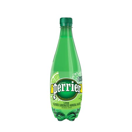 Perrier Lime Flavored Carbonated Mineral Water  16.9 Fl Oz (24 Pack) Plastic Bottles