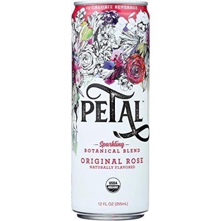 Petal Sparkling Beverage, Original Rose, 12 Count, 12 Fl Oz (Pack of 12)
