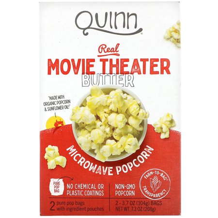 REAL MOVIE THEATER BUTTER MICROWAVE POPCORN, MOVIE THEATER BUTTER