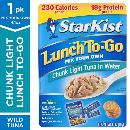 StarKist Lunch to-Go Chunk Light Tuna in Water, 4.1 Oz