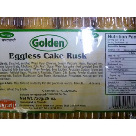 Gold Eggless Cake Rusk 650gm