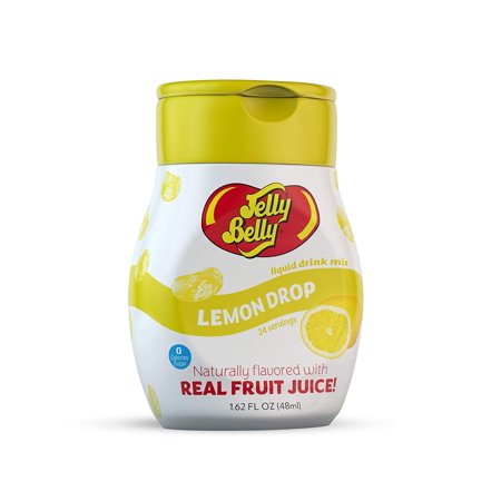 Jelly Belly - Water Enhancer, Lemon Drop (4 Bottles, Makes 96 Flavored Water Drinks) - Sugar Free, Zero Calorie, Naturally Flavored Liquid Drink Mix -