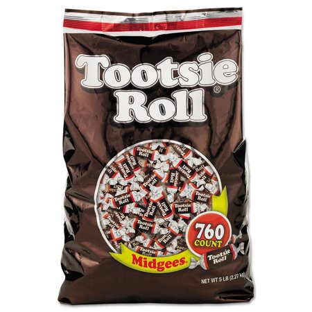 Tootsie Roll Midgees, Original, 5 Pound Bag