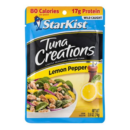 StarKist Tuna Creations, Lemon Pepper, 2.6 Oz Pouch (Pack of 24) (Packaging May Vary)