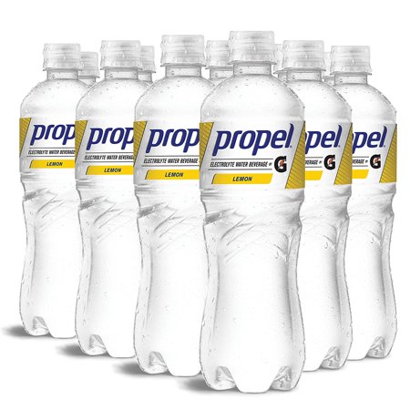 Propel  Lemon  Zero Calorie Water Beverage with Electrolytes & Vitamins C&E  24 Fl Oz (Pack of 12)