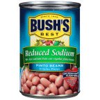 Bush's Best Pinto Beans Reduced Sodium, 16 OZ (Pack of 12)