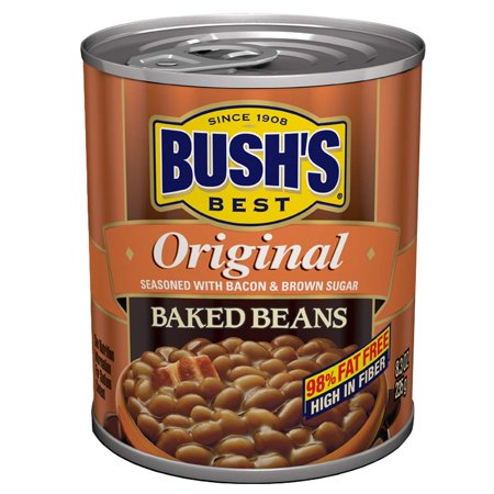 BUSH S BEST Original Baked Beans  8.3 Ounce Can Canned Beans (Pack - 6)