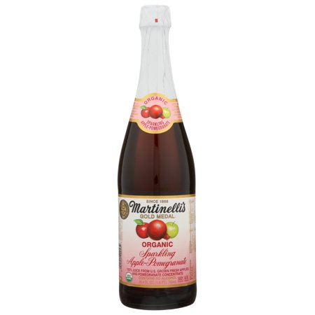 (12 Pack) Martinelliâ€™S Sparkling Apple Pomegranate Juice, 25.4 Fl. Oz. Bottle