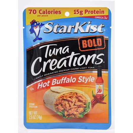 Starkist Tuna Creations  Hot Buffalo Style  Single Serve 2.6-Ounce Pouch (Pack of 5)