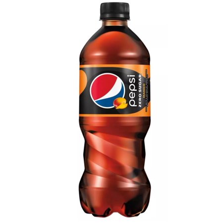 Pepsi Mango Zero Sugar 20oz Bottles (10 Pack, 12 Pack, 16 Pack, and 24 Pack) (12 Pack)