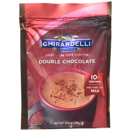Ghirardelli Double Chocolate Premium Hot Cocoa, 10.5 Ounce -- 6 per Case.