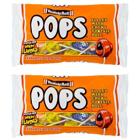 Tootsie Roll Pops Assorted Flavors 6.0 Oz (Pack of 2)