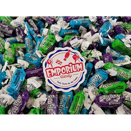 Tootsie Frooties - Blue Raspberry Green Apple Grape - 1.5 Lbs of Delicious Fresh Assorted Bulk Wrapped Candy with Refrigerator Magnet