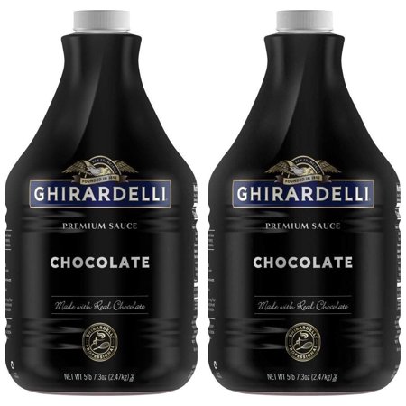 (Pack of 2) Ghirardelli Premium Sauce Chocolate Net Wt 5lb 7.3oz