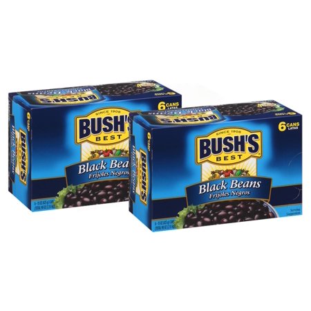 2 PACK | Bush S Black Beans (15 Oz.  6 Pk.)