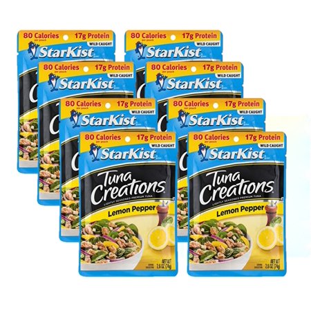 8 Pack | StarKist Tuna Creations  Lemon Pepper  2.6 Oz Pouch