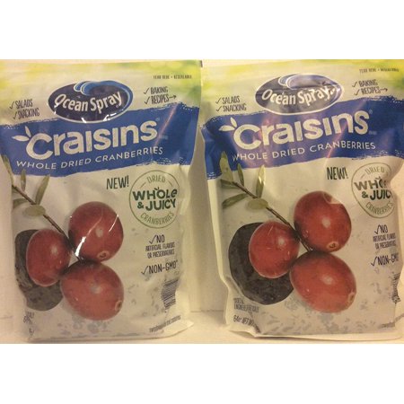 2 MPACK  Ocean Spray Craisins Whole Dried Cranberries, 64 Oz