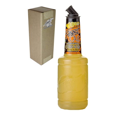 Finest Call Premium Juice Citrus Sour Drink Mix, Ready to Use, 1 Liter Bottle (33.8 Fl Oz), Individually Boxed