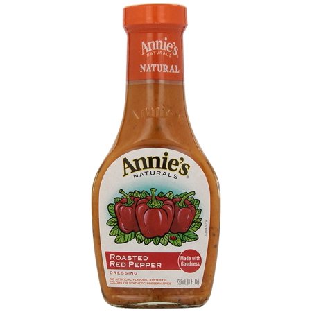 Annies Homegrown Roasted Red Pepper Vinaigrette, 8 Ounce