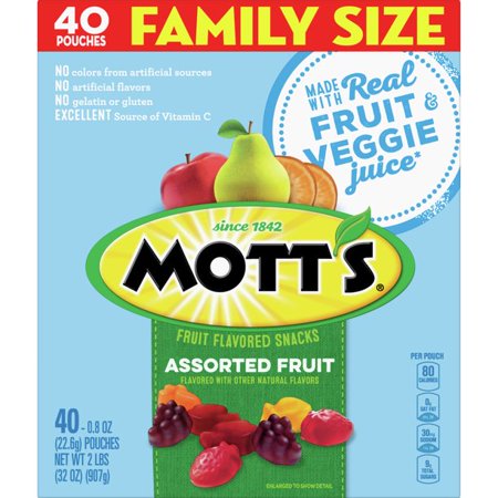 Mott's Medleys, Assorted Fruit Snacks, Gluten Free 32 Oz