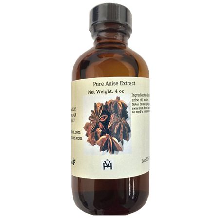 Anise Extract - Size of 32 Oz - Kosher Labeled, Gluten Free and Soluble in Water Emulsion - Natural Flavoring Extract - Add Perfect Anise Flavor for C