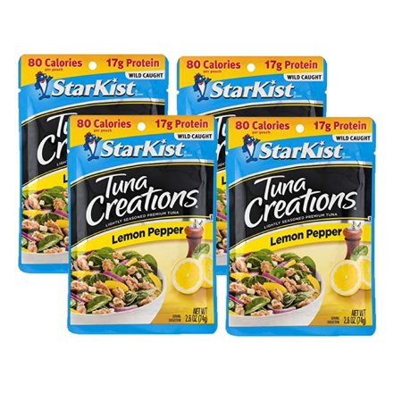 4 Pack | StarKist Tuna Creations  Lemon Pepper  2.6 Oz Pouch