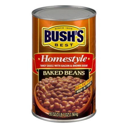 (4 Pack) BUSH'S Homestyle Baked Beans, 55 Oz.
