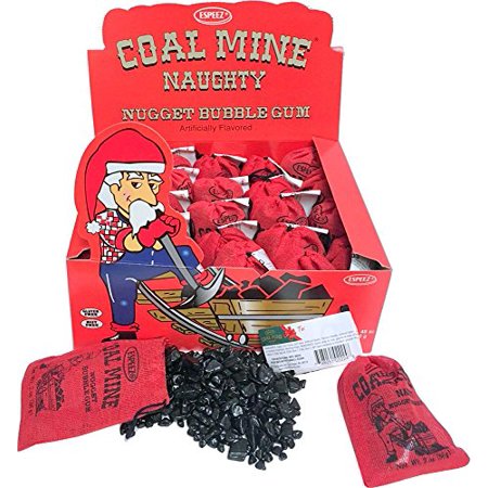 Coal Mine Naughty Nugget Bubble Gum - 2-oz. Bag
