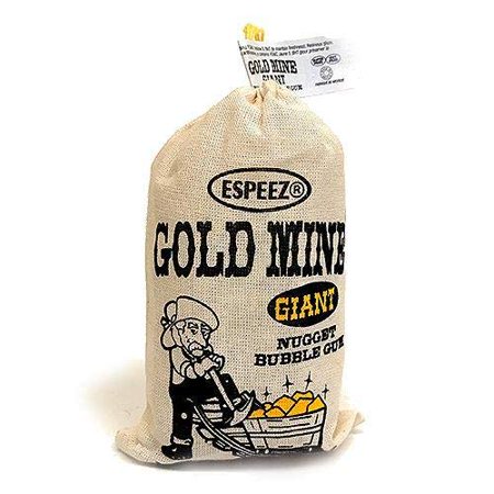 Gold Mine Giant Nugget Bubble Gum - 8.82-Oz. Bag (1 Bag)
