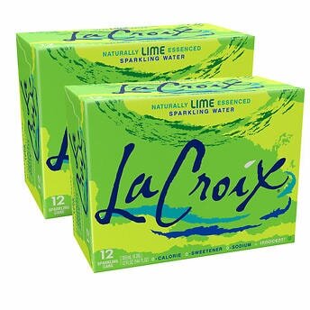 LaCroix Sparkling Water, Lime, 12 Fl Oz, 24-count