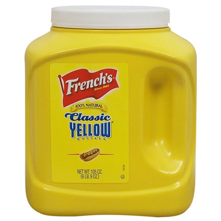 French S 100% Natural Classic Yellow Mustard (105 Oz.)Pack of 2
