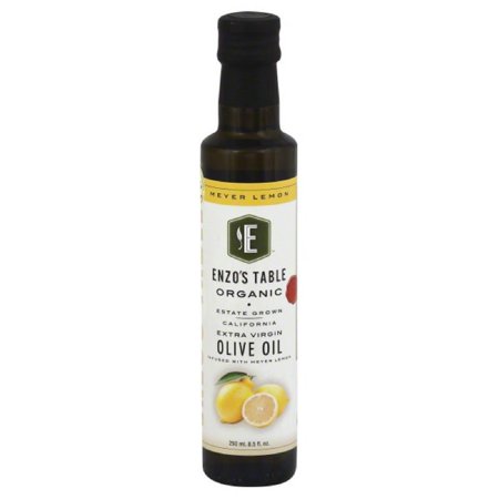 Enzos Table Meyer Lemon Extra Virgin Organic Olive Oil, 250 Ml (Pack of 6)