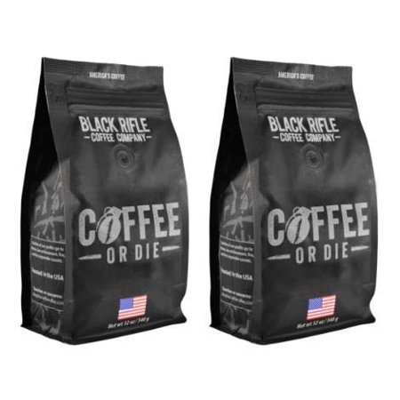 Black Rifle Coffee Company Whole Bean 2 - 12Oz Bags (Coffee or Die Ground)