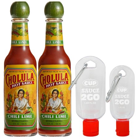 Cholula Chili Lime Hot Sauce 5 Oz (Pack of 2)