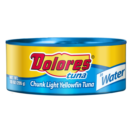 Dolores® Tuna in Water  Chunk Light Yellowfin Tuna in Water  10.4 Oz Aluminum Can