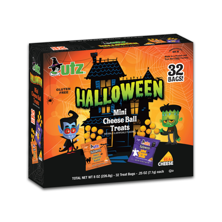 Utz Cheese Ball Flavored Halloween Mini Treats, Cheese Ball