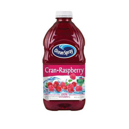 (2 Pack) Ocean Spray Juice, Cran-Raspberry, 64 Fl Oz, 1 Count
