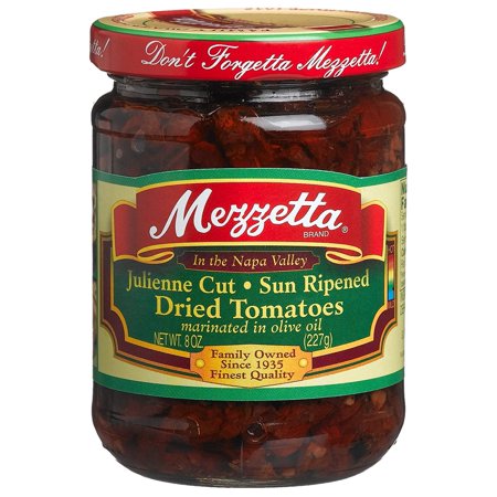 Mezzetta Sundried Tomatoes in Olive Oil, 8-Ounce Jars (Pack of 6)