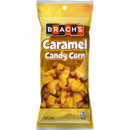 CARAMEL FLAVORED CANDY CORN, CARAMEL