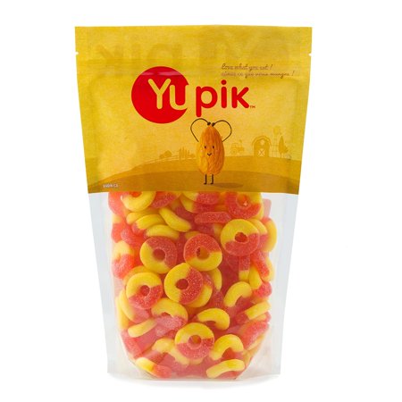 Ring Os Gummies, Sour Peach, 2.2 Pound
